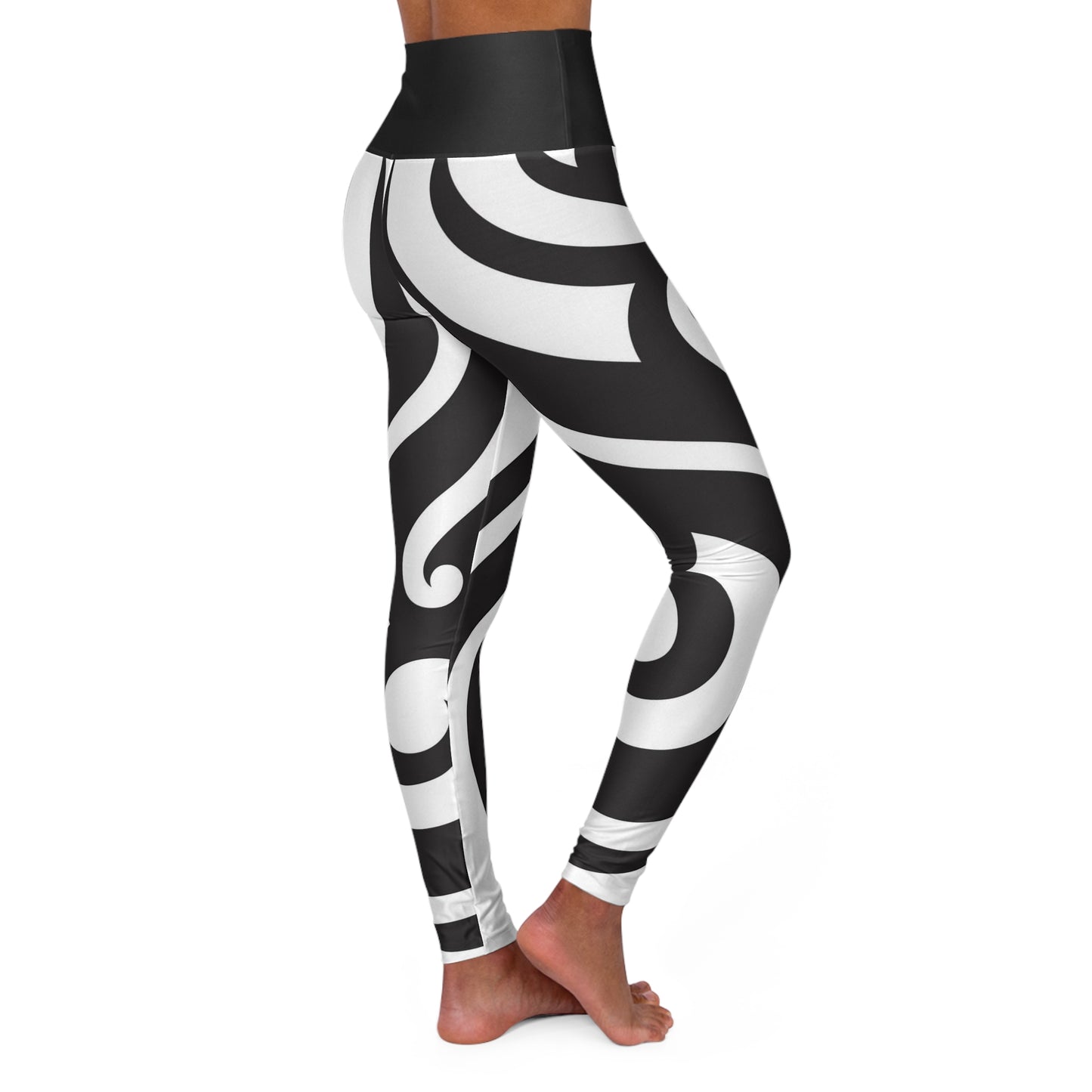 Maori High Waisted Yoga Leggings (AOP)