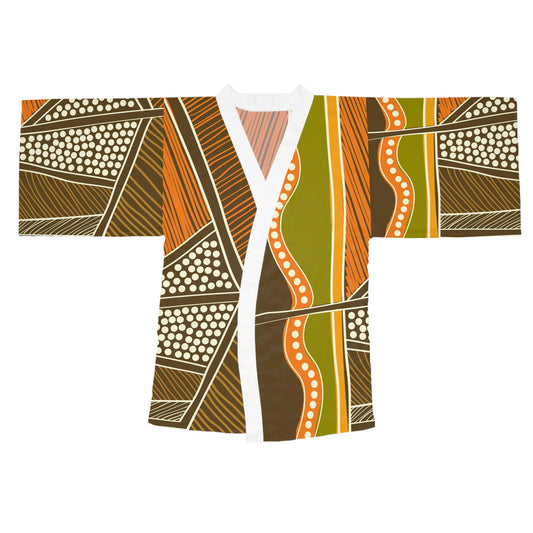 Long Sleeve Kimono Robe (AOP)