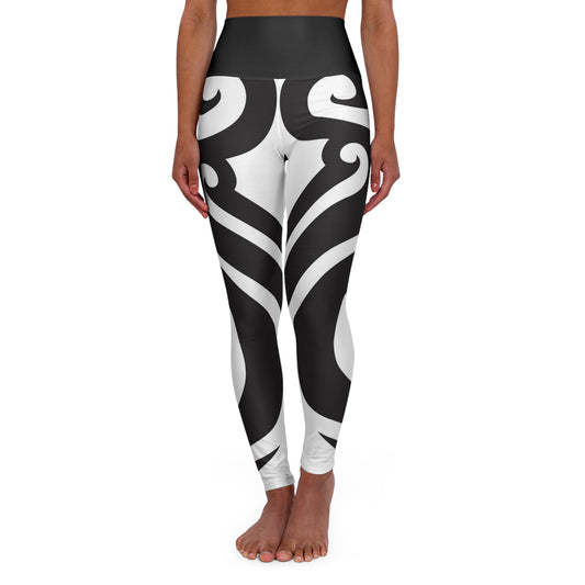 Maori High Waisted Yoga Leggings (AOP)